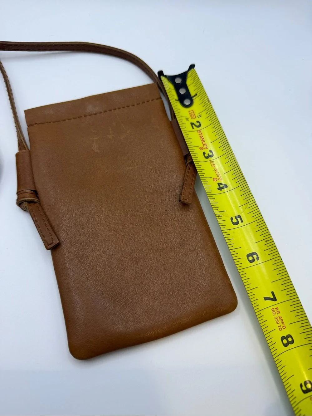 Minimalist Crossbody Brown Phone Pouch Wallet Minimalist